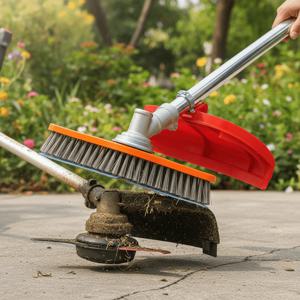 잔디 깎는 기계 청소 브러시 ​​고효율 조절식 손잡이 잡초 제거 도구 데크 정원 마당 바닥 파티오 농장 타일 그라우트용
