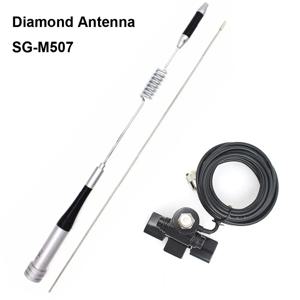 다이아몬드 안테나 SG-M507 듀얼 밴드 모바일 안테나, kt-980plus th-8600 VV-898S BJ-318 워키토키용, 144 MHz, 430MHz