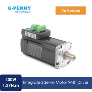 EU 전송! JMC V6 버전 통합 서보 모터, 드라이버 1.27Nm 미니 서보 모터, 드라이버 1000 라인 포함, 3000rpm, 400w
