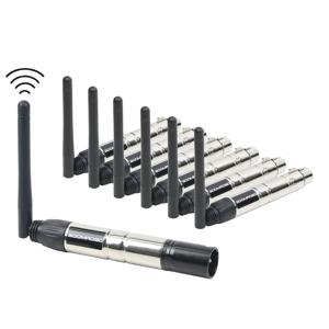 DMX512 무선 컨트롤러 수신기 송신기 2.4G ISM Dif 통신 거리 300m 무대 조명 DJ 디스코 바 조명용