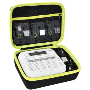 (케이스만 해당) Brother P-Touch PTD220 D210과 호환되는 케이스 가정/사무실 일상 라벨 메이커, 보관 홀더 휴대용 정리함