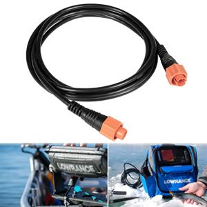 Lowrance 이더넷 크로스오버 케이블 교체 부품, 노란색 Cat5e 케이블, 6 피트, 고속, 플러그 앤 플레이, 방수