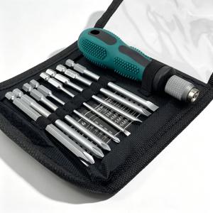 9개/대 스크루드라이버 세트 슬롯형 필립스 스크류 드라이버 자기 전기 홈 수리 손 도구 키트