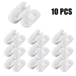 10pcs 플라스틱 롤러 블라인드 풀 코드 커넥터 수직 블라인드 조이너 용 커튼 체인 커넥터 예비 도구 교체