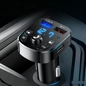 차량용 블루투스 리시버 무손실 음질 MP3 플레이어 변환 다기능 차량 충전기
