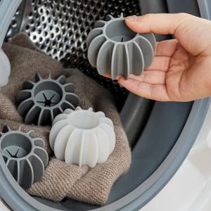 실리콘 세탁볼 재사용 가능 옷털 제거 도구 애완동물 털 제거 세탁기 가정용 고양이 털 캐처 세탁볼