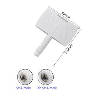 무선 라우트 모뎀용 2.4G 와이파이 방향 회전 안테나, 고이득 증폭기 안테나, 2400-2500MHz 신호 부스터, 18dbi