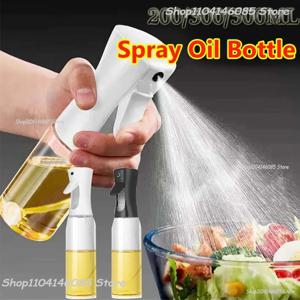 JKJK 200/300/500ml 오일 스프레이 병 주방 요리용 올리브 오일 디스펜서 캠핑 바베큐 베이킹 식초 간장 스프레이 용기