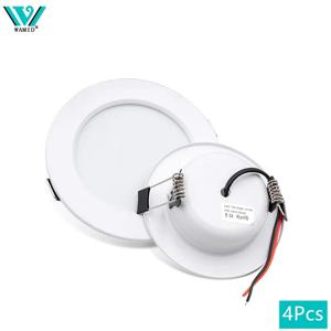 4pcs Led 통 5W 9W 12W 15W 18W AC 110V 220V 천장 조명 최근 라이트 DC12V 24V 라운드 Led 패널 라이트 스포트라이트
