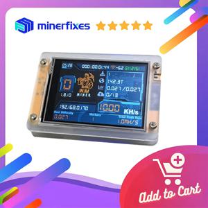 NMMiner NerdMiner V2 1000KH/s 해시레이트 럭키 마이너 ESP32 2.8인치 암호화폐 채굴기 비트코인 솔로 마이너 BTC 로터리