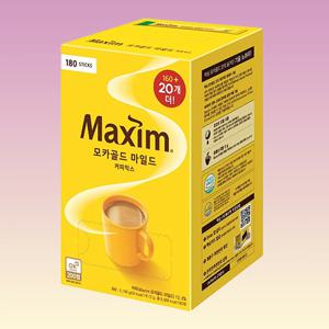 맥심 모카골드 마일드 커피믹스 180T x 6통 (1박스)