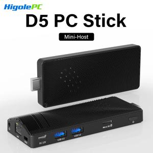 히골 D5 PC 스틱 팬리스 미니 PC 인텔 펜티엄 N4200 윈도우 10 WiFi5 4GB 64GB 노트북 데스크탑 PC 4K TV 스틱 PC 미니 컴퓨터