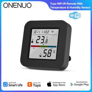 에어컨 TV AC용 온도 습도 센서가 있는 WIFI Tuya 스마트 범용 IR 리모컨은 Alexa Google 홈과 함께 작동합니다.