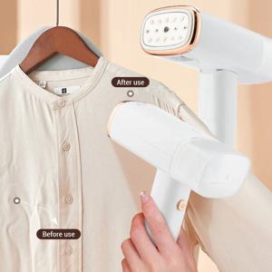 의류 증기선 130ml 휴대용 직물 증기선 빠른 열 1000W 의류 증기선 철 스팀 청소기 가정용 여행 휴대용