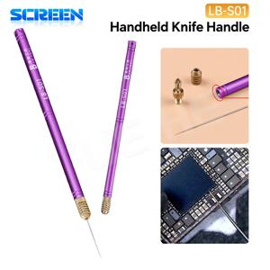 루반 S01 휴대용 나이프 손잡이, 휴대폰 CPU IC 칩 제거 접착제 분해 재작업 블레이드, 휴대폰 메인보드 수리 도구
