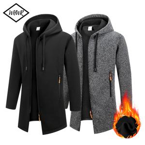 남성용 레트로 지퍼 재킷 중간 길이 윈드브레이커 봄 가을 겨울 플리스 따뜻한 재킷 패션 캐주얼 패치워크 얀 코트