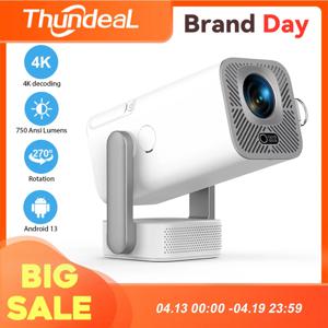 ThundeaL 풀 HD 프로젝터 TD80Pro 1080P 4K 프로젝터 750Ansi 미니 휴대용 프로젝터 TD80 Pro TD80W 업그레이드 홈 무비 비디오