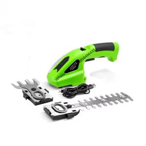 신제품 7.2v 리튬 다목적 헤지 트리머 이온 배터리 무선 관목 전지가위 휴대용 전기 잔디깎이 전지가위