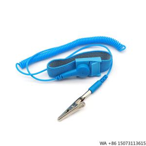 접지선이 있는 ESD 손목밴드 - 정전기 제어를 위한 조절 가능한 정전기 방지 스트랩