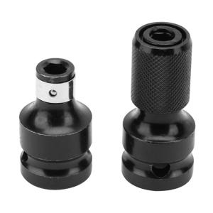 2Pcs 1/2 ~ 1/4 육각 여성 텔레스코픽 소켓 어댑터 전기 렌치 어댑터 텔레스코픽 이젝터 어댑터