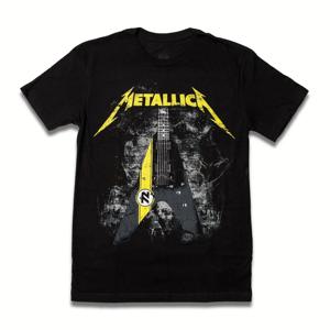 New Metallica 베스트 셀러 남성용 100% 코튼 셔츠 Y2k 일렉트릭 기타 그래픽 티셔츠 힙합 스타일 여성 하와이 럭셔리 티셔츠