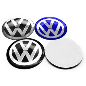 4개입 56mm 60mm 65mm 자동차 휠 센터 허브 캡 배지 스티커 액세서리 VW 폭스바겐 골프 폴로 파사트 투란 제타 액세서리용