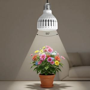 LED 식물 성장등 전구 12W E26/E27 실내 식물 재배 램프 110V/220V 풀 스펙트럼 가정 정원 실내 식물 성장 조명