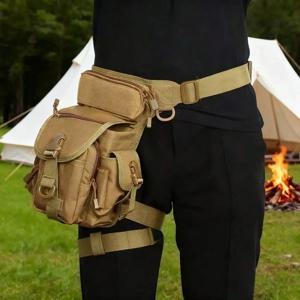 전술용 드롭 레그 파우치 백 타입 B 크로스 오버 레그 리그 아웃도어 자전거 사이클링 하이킹 허벅지 가방