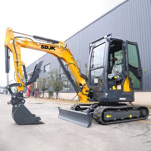 다기능 3.5톤 미니 굴삭기, 유압식 소형 굴삭기, 빠른 배송, 맞춤형, 밀폐형