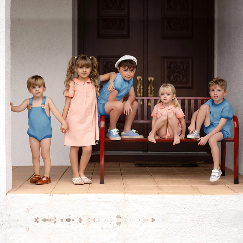 알리코 SS26 타이다이 컬렉션 여아 및 남아 의류 아동복 드레스 셔츠 가족 커플룩