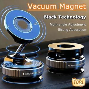 자석식 차량용 핸드폰 거치대 360도 회전 진공 흡착 강력 흡착 홀더 휴대폰 차량용 브래킷 범용 2026