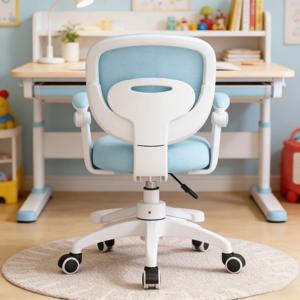 AOLIVIYA 학생용 글쓰기 의자 리프팅 회전 조정 교정 앉은 자세 학교 어린이 독서 학습 의자