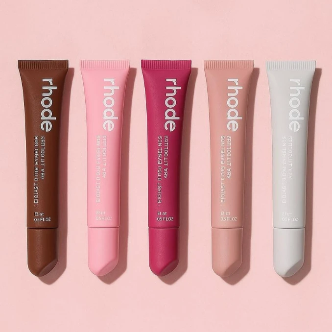 아이폰 17 리본 레몬티니 립글로스 포켓 블러쉬 스틱, 색이 바래지 않는 방수 블러셔, 보습 쉬머 립스틱 라이너