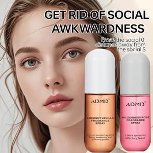 1PCS 2PCS 코코넛 향수 스프레이 – 이중 용도 헤어 & 바디 프레시너, 오래 지속되는 향, 컴팩트하고 여행용으로 적합한 향수 스프레이