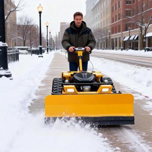 맞춤형 CE EPA 인증 무선 원격 조종 로봇 잔디깎이 4행정 엔진 2-in-1 제초 제설 무료 블레이드