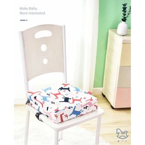 조절 가능한 아기 부스터 시트 쿠션, 식탁용 휴대용 유아용 의자, 가정 및 여행용 안전 유아 수유 베개