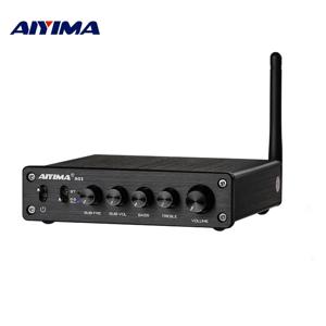 AIYIMA A03 TPA3116 Amplificador 서브우퍼 오디오 Bluetooth 사운드 2.1 50Wx2+100W HiFi TPA3116D2 디지털 전력 홈 앰프