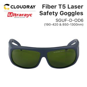 Ultrarayc 레이저 안전 고글 스타일 D OD6 + CE 보호 고글, 190-420nm 및 850-1300nm 섬유 레이저 기계용, 1064nm