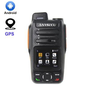 ANYSECU Y15 안드로이드 5.1 4G 네트워크 라디오 LTE/WCDMA/GSM POC 워키 토키 Zello 또는 Real-ptt와 호환 가능