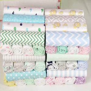 4 개/몫 100% 코튼 모슬린 플란넬 아기 Swaddles 부드러운 신생아 담요 아기 담요 신생아 모슬린 기저귀 아기 Swaddle Wrap