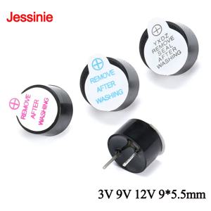 미니 액티브 부저, 마그네틱 통합 0905 SOT 9x5.5mm 플라스틱 튜브, 긴 경고음 소리, 3V, 5V, 12V, 5 개