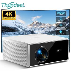 ThundeaL 2K 4K 풀 HD 1080P 프로젝터 TDA7W 32G 안드로이드 WiFi 홈 시어터 TDA7 빔 프로젝터 야외 회의 3D 비디오 영화