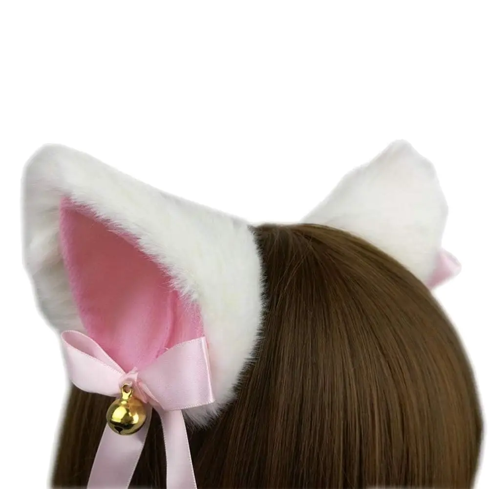 애니메이션 고양이 귀 머리핀 코스프레 로리타 카와이 새끼 고양이 머리 장식 귀여운 만화 동물 모자를 쓰고 있죠 할로윈 파티 의상 액세서리