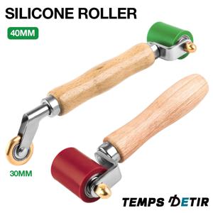 40mm 실리콘 압력 롤러, 고온 내성 솔기, 지붕, 방수, PVC, HDPE, TPO, LDPE, EPDM, HPDE용 압력 롤러.