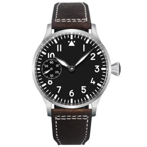 코거트 럭셔리 사파이어 글래스 42mm 다이얼 ST3600 또는 ST3601 수동식 무브먼트 316L 스틸 케이스 남성용 시계 30M 방수