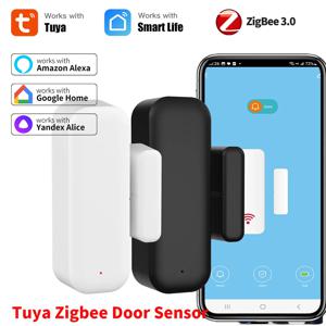 Tuya Zigbee 3.0 스마트 홈용 창 센서 접촉 센서 도어 센서 Smart Life APP 원격 제어 Alexa와 호환 가능