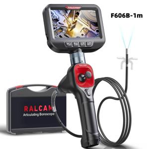 360 °   관절형 내시경 6.2mm IP67 방수 프로브 4가지 방식 IPS 자동차 내시경 검사 카메라