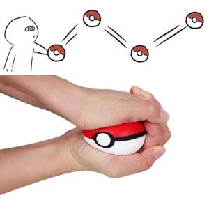 포켓몬 애니메이션 Poke Ball 짜기 장난감 튀는 공 Kawaii 애완 동물 장난감 부드럽고 떨어지는 고양이와 개에 저항 Poke Ball 장난감