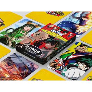 나의 히어로 아카데미아 ​   60pcs 카드 32pcs 스티커 영웅 학계 박스형 HD 사진 카드 LOMO 카드 애니메이션 주변 카드 선물
