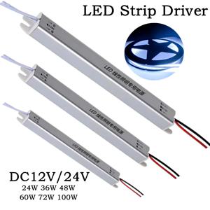 LED 조명 전원 공급 장치 변압기 AC220V DC12V/24V 스위칭 전원 변압기 24W 36W 48W 60W 72W 100W LED 스트립 드라이버